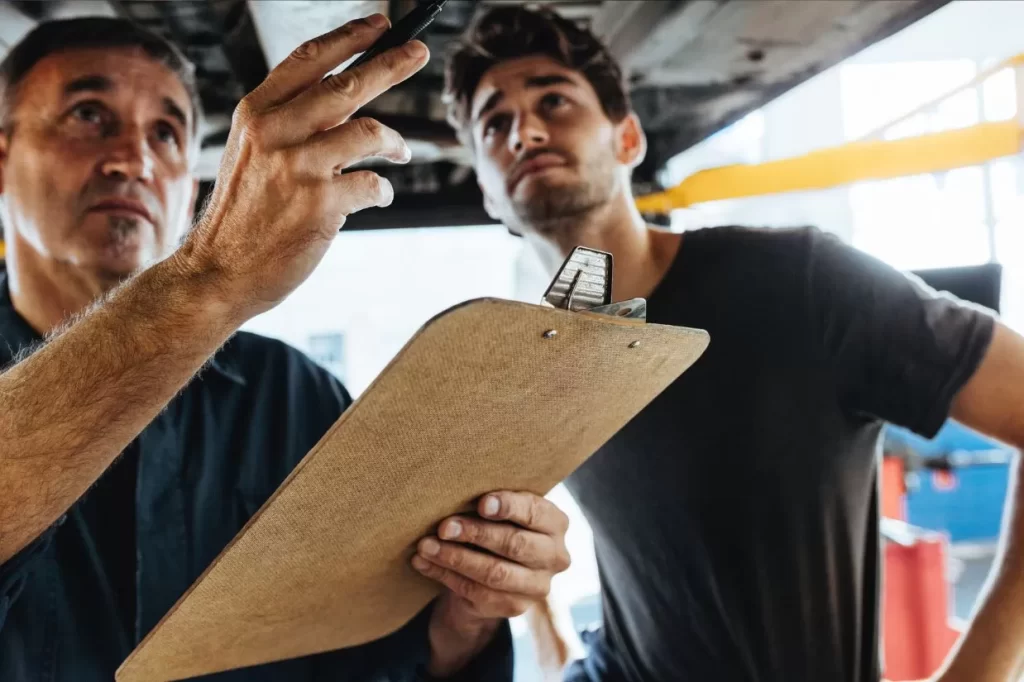 contrôle technique de voiture